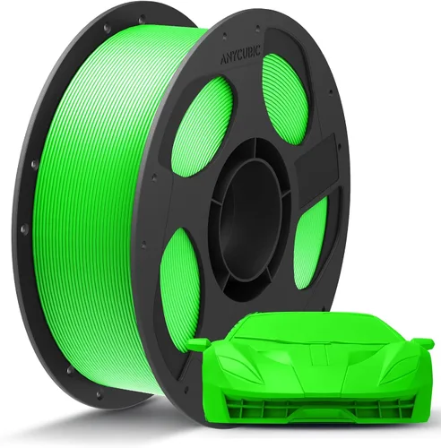Vista 55 de ANYCUBIC Filamento PLA Plus (PLA+), paquete de filamento para impresora 3D de 0.069 in, alta dureza, precisión dimensional +/- 0.001 in, impresión