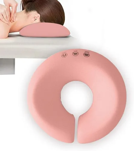 Vista 8 de OULIGET Almohada boca abajo para mesa de masaje, almohada de masaje facial de espuma viscoelástica, reposacabezas de spa de belleza, almohadilla