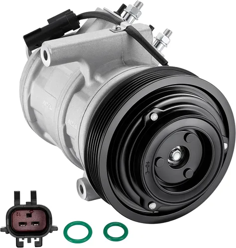 Vista 18 de BDFHYK 58553 Compresor de aire acondicionado con embrague compatible con Dodge 1994 1995 Dakota Ram 1500 2500 3500, reemplaza 2004359, 271300, 4359