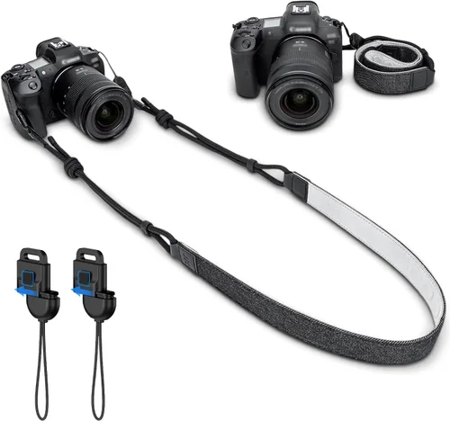 Vista 11 de Correa de hombro suave para cámara con soporte para el cuello para Sony ZV-E10 II ZV-E10 R50 R50V R100 R10 Canon EOS M50 Mark II M50 Ricoh G900 II