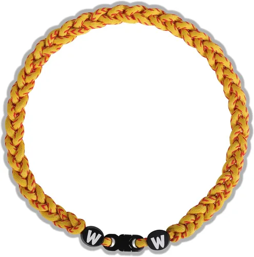 Vista 17 de Willtok Collar de béisbol prémium de 18 pulgadas con cuerda trenzada de nailon con diseño Tornado