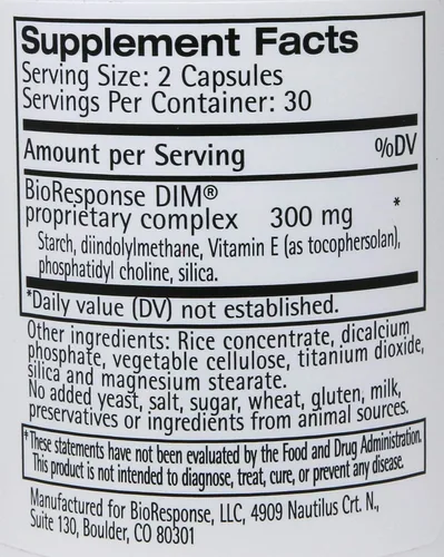 Vista 2 de BioResponse dim - 150 mg (120 cápsulas)