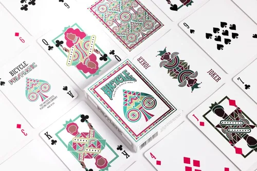 Vista 4 de Bicycle Prismatic Baraja de cartas - Diseño moderno y vibrante, con frío laminado - Perfecto para juegos de cartas y trucos de magia