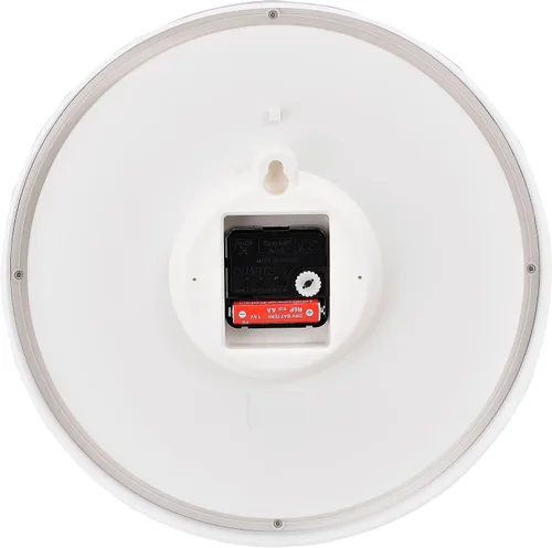 Vista 3 de Global Industrial Reloj de pared de 12", plástico, blanco