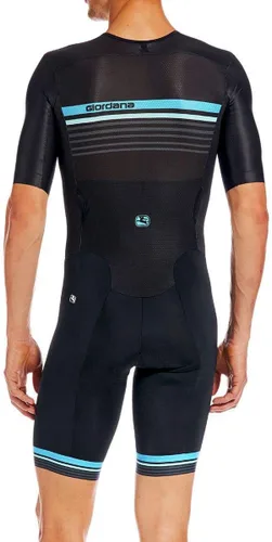 Vista 4 de Giordana Men's Vero Pro Tri Short Sleeve Cycling Doppio Suit