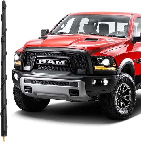 Vista 34 de KSaAuto Antena corta para Dodge Ram 1500 2500 3500 2009-2025, repuesto de antena de camión Ram Classic Warlock, 6 3/4 pulgadas, a prueba de lavado