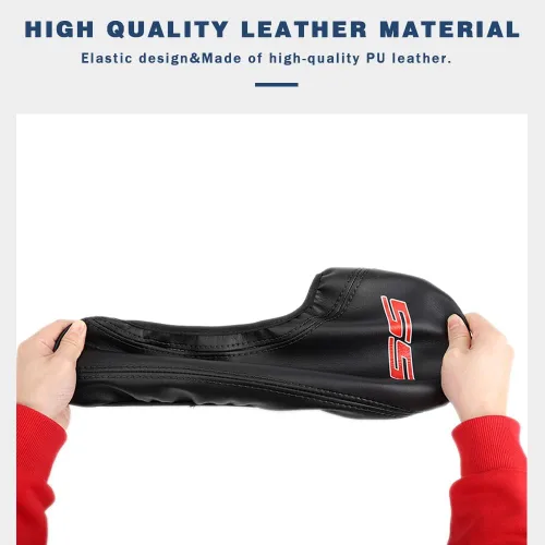 Vista 6 de Funda para reposabrazos de consola central, consola de protección completa, reposabrazos de cuero, accesorios interiores para Chevrolet Camaro