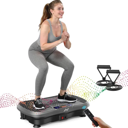 Vista 24 de AXV Vibration Plate Exercise Machine Fitness Platform Body Vibrating Board ARK.ROSA