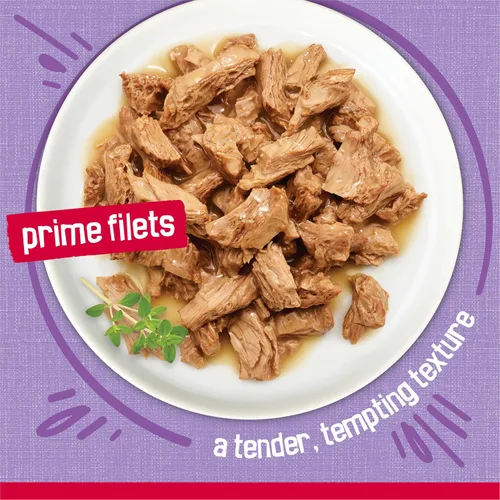 Vista 3 de Comida para gato húmeda Purina Friskies Prime de filete, 24, 5.5 onzas , Filet de primera