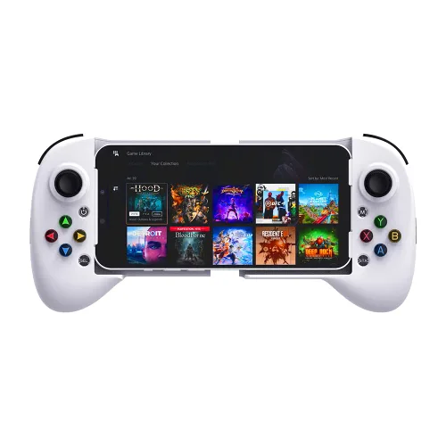 Vista 9 de ShanWan Mobile Game Controller for iphone/Android with PHONE CASE Support, Bluetooth Wireless Gamepad - PS Remote Play, Xbox Cloud, Steam Link