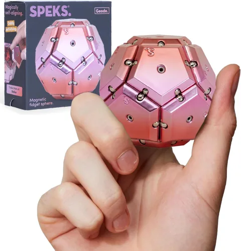 Vista 13 de Speks Geode - Juguete magnético antiestrés, juguete de escritorio sensorial para adultos y adolescentes de 14 años en adelante, regalo