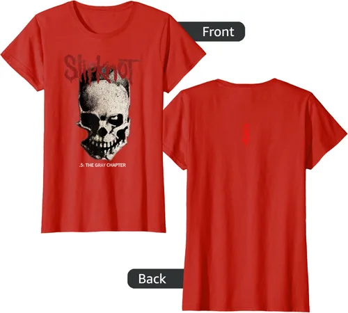 Vista 89 de Slipknot Tribal Calavera playera, niños 12, Rojo