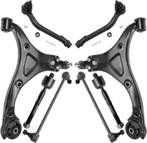 Vista 231 de Detroit Axle - Kit de brazos de control de extremo de 8 piezas para Toyota 2001-2003 Highlander 2002-2003 Camry Lexus ES300, 2 conjuntos de brazos