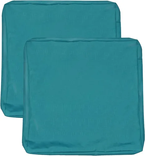 Vista 25 de Fundas de Cojines para Asientos de Patio, Fundas Deslizantes Lavables de Repuesto, Funda Impermeable para Cojín de Almohada de Silla de Muebles