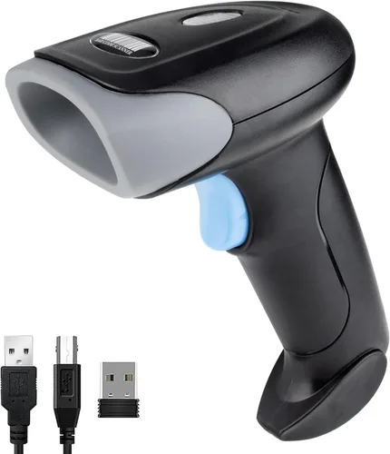Vista 9 de Escáner de código de barras USB 1D con cable CCD, lector de código de barras compatible con pantalla, escáneres de código de barras para tienda
