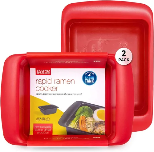 Vista 22 de Rapid Ramen Cooker Utensilios de cocina para microondas para ramen instantáneo Sin BPA y apto para lavavajillas Perfecto para dormitorio Negro