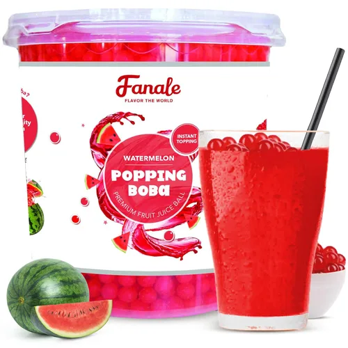 Vista 22 de Popping Bursting Boba Juice Ball - Blue Bubble Gum Flavor FPB026