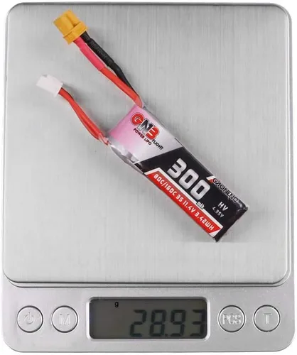 Vista 5 de 300mAh HV LiPo Batería 3S 80C/160C 11.4V XT30 Conector para Betafpv 75x