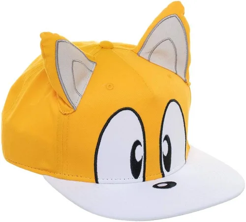 Vista 3 de Bioworld Sonic The Hedgehog Tails Big Face Snapback Sombrero Multi colorido