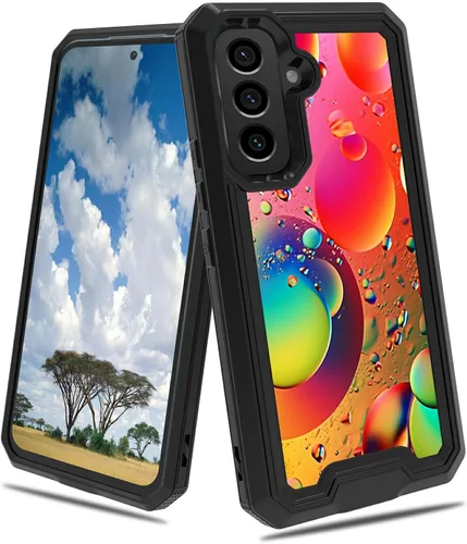 Vista 61 de Funda para Samsung S23 FE Galaxy S23 FE 2 en 1 PC duro de doble capa TPU suave a prueba de golpes Funda protectora para Samsung Galaxy S23 FE 6.4