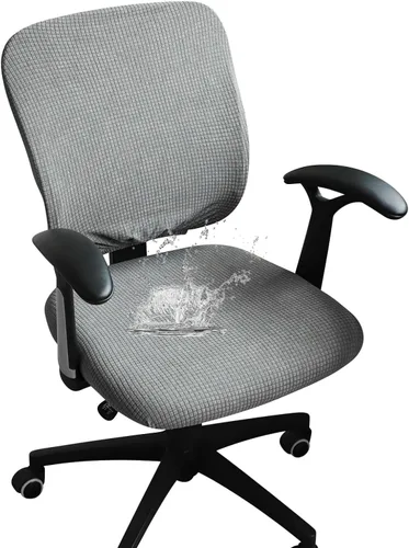 Vista 9 de Forcheer - Funda para asiento de silla de oficina 19x19 pulgadas, estirable impresa, funda pequeña ajustada para silla de escritorio de computadora