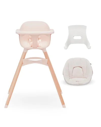 Vista 13 de Lalo The Chair Silla alta convertible 3 en 1 para bebés y niños pequeños, bandeja apta para lavavajillas, reposapiés ajustable, arándano