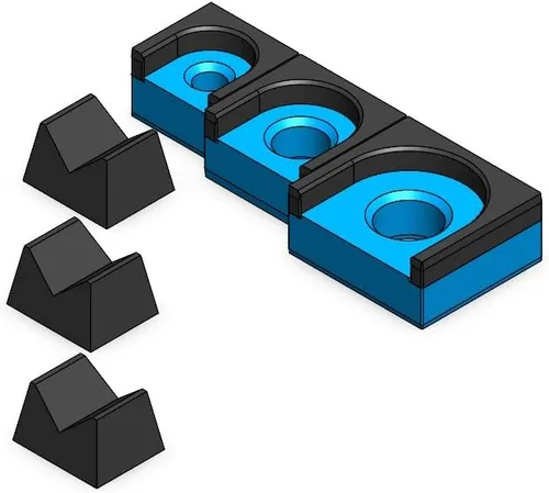 Vista 14 de Kit Organizador de Trinquete MagAttach (1/2", Negro/Negro)