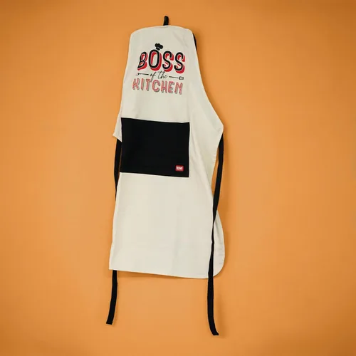 Vista 4 de LEGAMI - Men's Women's Kitchen Apron, Super Chef, Front Pocket, Adjustable, One Size, Machine Washable, Size 56 x 76 cm
