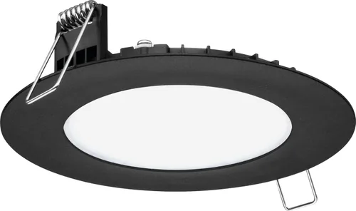 Vista 8 de Juno Luces LED empotrables de 4 pulgadas, luz descendente de oblea redonda 5 en 1, temperatura de color blanco conmutable, 120 voltios, borde plano