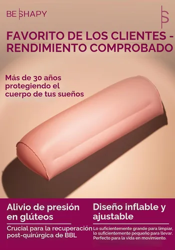 Vista 2 de BE SHAPY Almohada inflable para glúteos Almohada BBL después de la cirugía Almohadas de glúteos para sentarse después de la cirugía Cojin Post