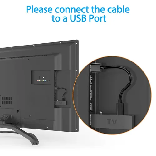 Vista 3 de Cable micro USB corto, cargador Android compatible con Fire Stick, para Roku Stick, PS4, para Xbox. Cable de carga rápida para tableta Kindle