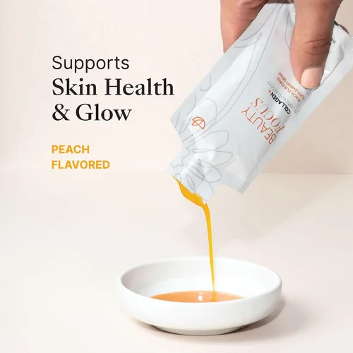 Vista 2 de Nu Skin Beauty Focus Collagen+ Suplemento líquido de colágeno marino con luteína y lípidos de trigo Apoya la hidratación de la piel, elasticidad