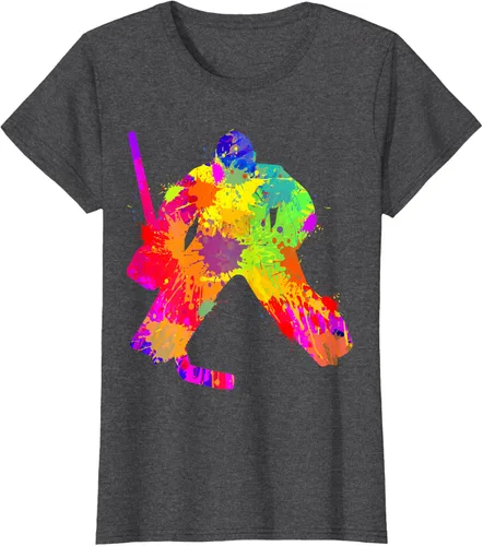 Vista 7 de Camiseta de hockey de hockey sobre hielo, Negro
