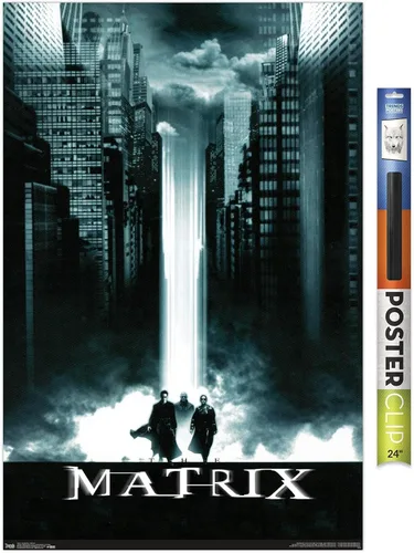 Vista 17 de Trends International The Matrix - Póster de pared de arte clave, 14.725 x 22.375 pulgadas, versión enmarcada de madera de granero Versión enmarcada