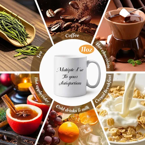 Vista 5 de Baosity Taza de café con foto personalizada, taza personalizada con imagen, texto, nombre, regalos personalizados para novio, novia, mejor amigo