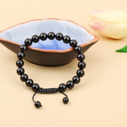 Vista 137 de AD Beads Pulseras de piedras preciosas unisex de 0.315 pulgadas (0.315 in), macramé curativo ajustable de 7 a 9 pulgadas Usa esta pulsera