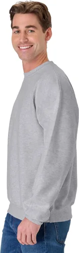 Vista 2 de Hanes Sudadera para hombre, sudadera de forro polar pesado, suéter de cuello redondo para hombre