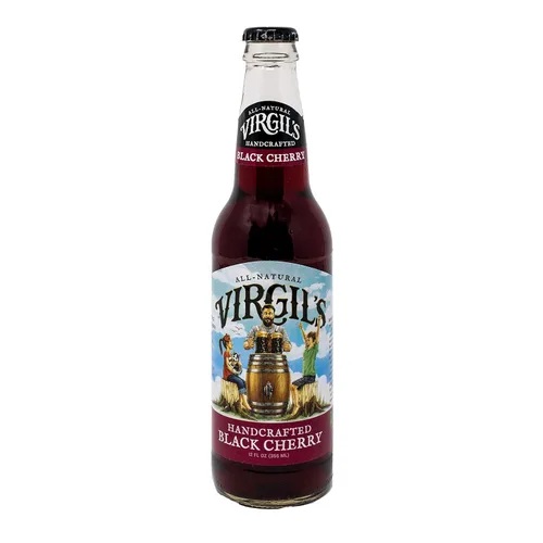 Vista 10 de VIRGILS Black Cherry Cream Soda, 12 FZ