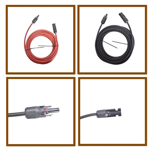 Vista 2 de waltyotur Cable de extensión solar de 15FT 10AWG con conector macho y hembra para conexión de panel solar