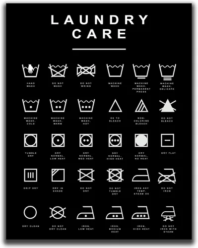 Vista 5 de K&L DESIGN CO. Laundry Room Decor With Black Background - 11x14 UNFRAMED Print - Black And White Minimalist, Scandinavian, Modern, Typography Wall