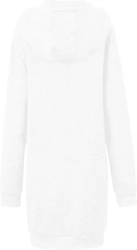 Vista 2 de Chrisuno Sudaderas largas con capucha para mujer talla grande estilo casual con cremallera chaquetas de forro polar