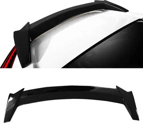 Vista 2 de Alerón de maletero compatible con Honda Civic 2016-2021, 4DR Sedan Alerón Trasero Alerón Trasero Alerón Ala Negro Brillante ABS por IKON MOTORSPORTS