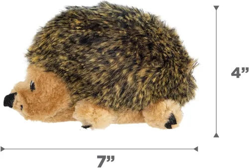 Vista 6 de Outward Hound - Juguete de peluche Hedgehogz para perro, tamaño S