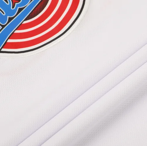 Vista 5 de Camiseta de baloncesto Lola #10 para mujer, disfraz de Halloween, cosplay, camiseta deportiva con 4 accesorios blanco, tallas S-XXL