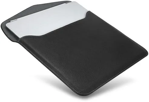Vista 6 de BoxWave Funda compatible con Kindle Fire HDX 8.9 (3ª generación 2013) - Funda de piel ejecutiva, funda de piel delgada con forro suave, color negro