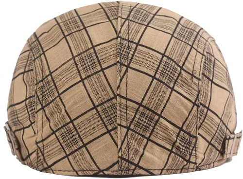 Vista 5 de Idopy Gorra plana de Longshoreman de color a cuadros Ivy Irlandesa Conducción Golf Newsboy Hat