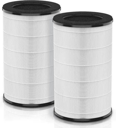 Vista 12 de AP-T10FL - Filtro de repuesto compatible con HoMedics Air Pu-rifier de repuesto para AP-T10-WT AP-T10-BK TotalClean serie torre 4 en 1 con filtros