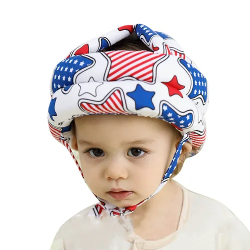 Vista 8 de FLYPARTY Gorra de seguridad ajustable para bebé y niño pequeño (beige búho)