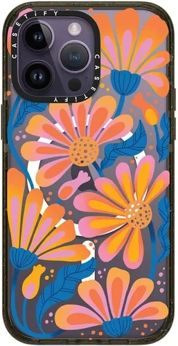 Vista 106 de CASETiFY Impact - Funda para iPhone 13 [protección contra caídas de 6.6 pies/compatible con Magsafe] Black Kingsnake, color negro transparente