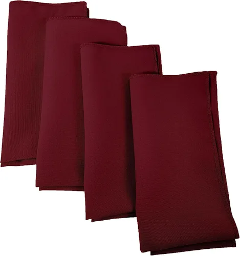 Vista 36 de LA Linen Paquete de 10 servilletas de popelina de poli, servilletas de tela suave, servilletas lavables y reutilizables, servilletas de mesa